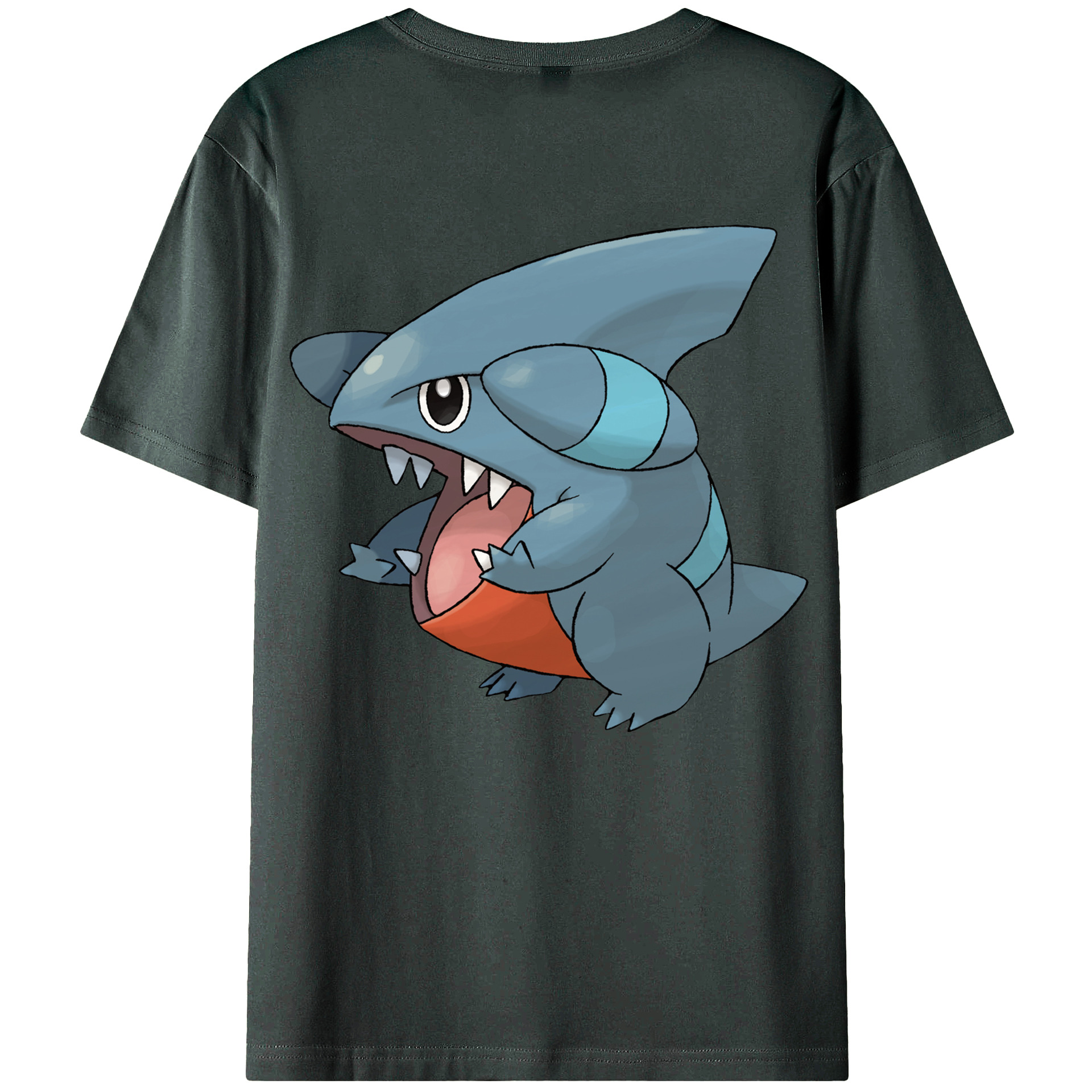 （画像用） ポケットモンスター Pokémon 綿100％ メンズ半袖Tシャツ（バックプリント） 通気性